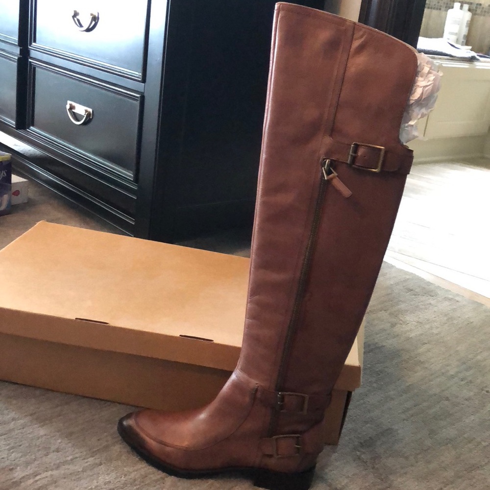 Sam Edelman Paulina Whiskey colored boots